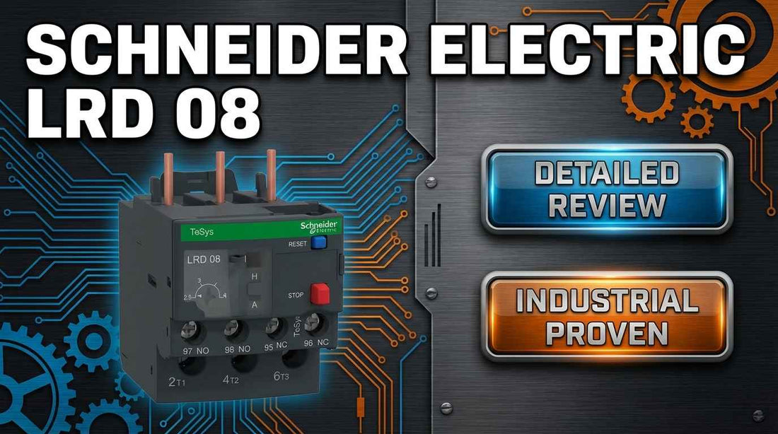 Schneider Electric LRD08 TeSys Deca thermal overload relay 2.5 to 4A Class 10A for LC1D contactor motor starter
