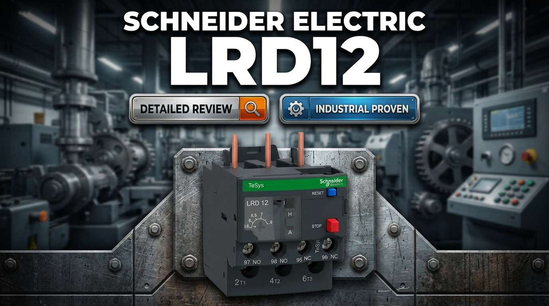 Schneider LRD12 TeSys Deca thermal overload relay 5.5 to 8A Class 10A direct-mount motor protection