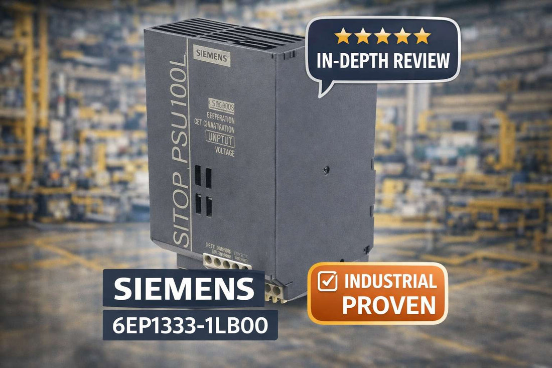Siemens 6EP1333-1LB00 SITOP PSU100L 24V 5A DIN rail power supply for industrial automation control cabinets