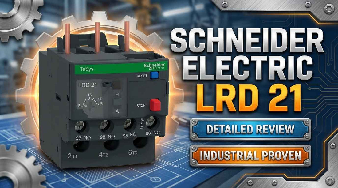Schneider Electric LRD21 TeSys thermal overload relay 12-18A Class 10A for LC1D motor starter applications