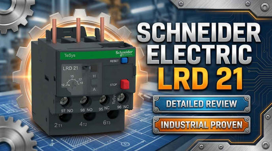 Schneider Electric LRD21 TeSys thermal overload relay 12-18A Class 10A for LC1D motor starter applications