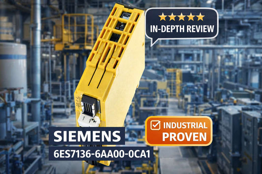 Siemens 6ES7136-6AA00-0CA1 ET 200SP fail-safe analog input module 4-channel 4-20mA for safety PLC systems