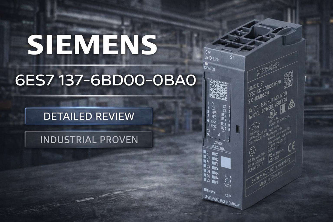 Siemens 6ES7137-6BD00-0BA0 SIMATIC ET 200SP CM 4xIO-Link ST communication module for smart sensor integration
