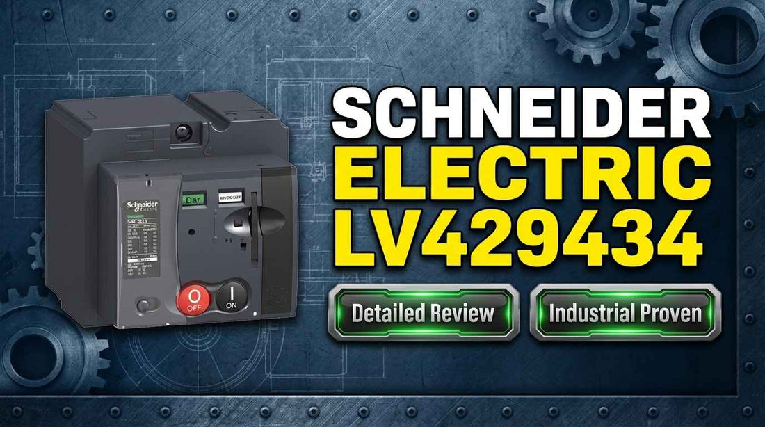 Schneider Electric LV429434 Standard Motor Mechanism Module MT100/160 mounted on Compact NSX100 circuit breaker front face