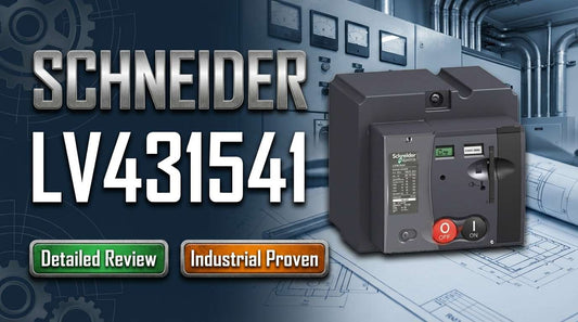Schneider Electric LV431541 Standard Motor Mechanism Module MT250 mounted on ComPacT NSX250 circuit breaker for remote panel operation