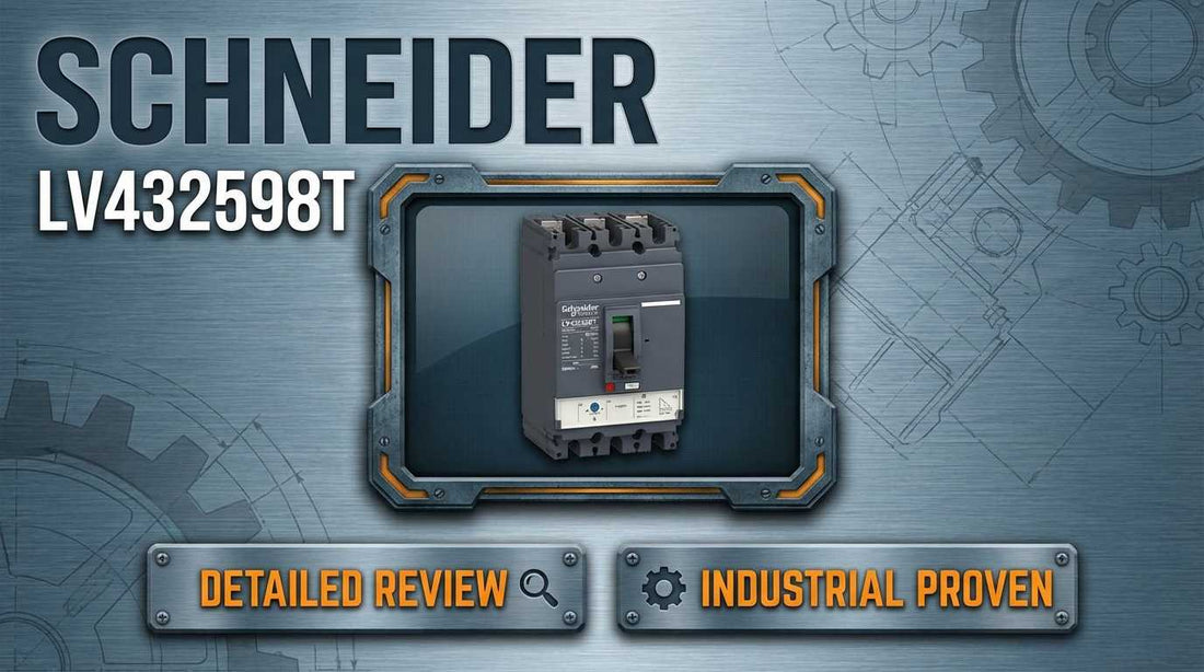 Schneider Electric LV432598T extended rotary handle black IP55 IK08 for ComPacT NSX 400 630 rear-mounted circuit breaker panel installation