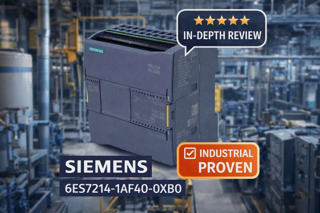Siemens 6ES7214-1AF40-0XB0 CPU 1214 FC compact safety PLC with integrated I/O for industrial automation
