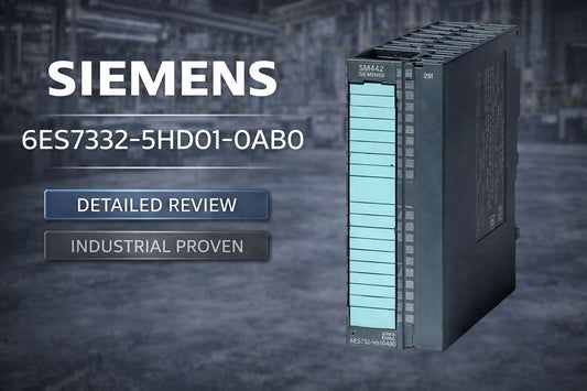 Siemens 6ES7332-5HD01-0AB0 SIMATIC S7-300 isolated analog output SM 332 module for process control applications