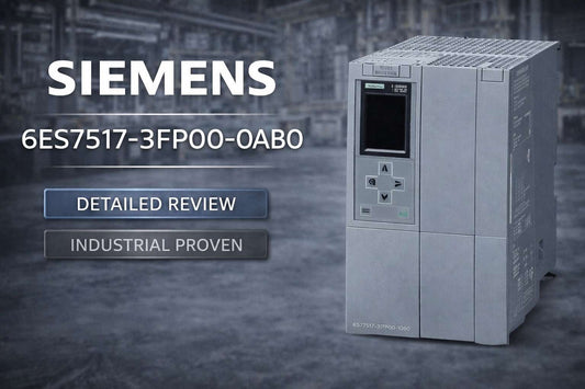 Siemens 6ES7517-3FP00-0AB0 SIMATIC S7-1500F CPU 1517F-3 PN/DP failsafe PLC controller for safety-critical industrial automation