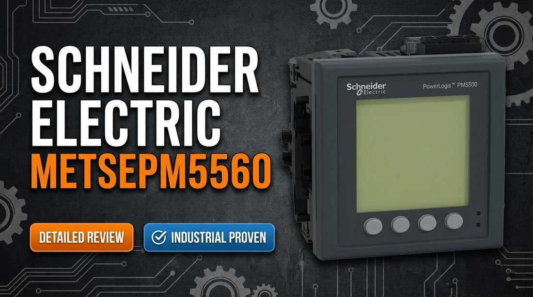 Schneider Electric METSEPM5560 PowerLogic PM5560 three-phase power meter 96x96mm panel mount with dual Ethernet ports