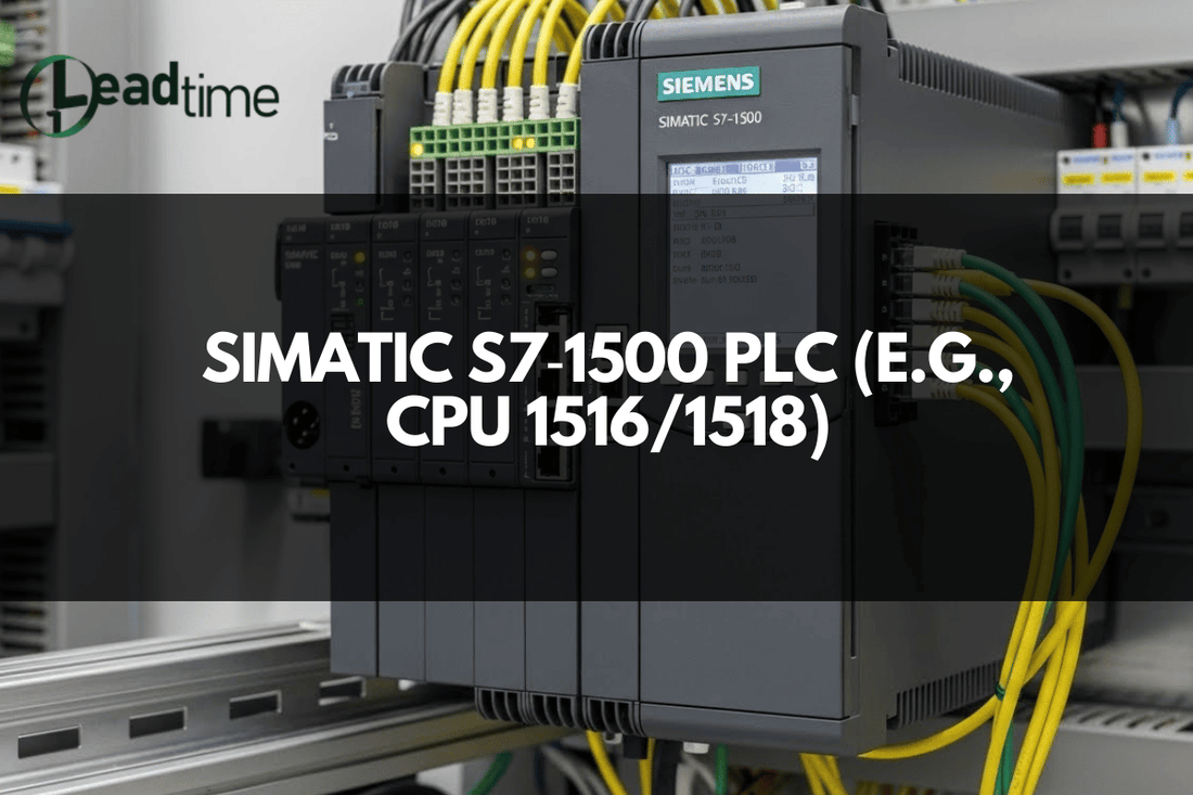 SIMATIC S7-1500 PLC CPU modules installed in an industrial control panel