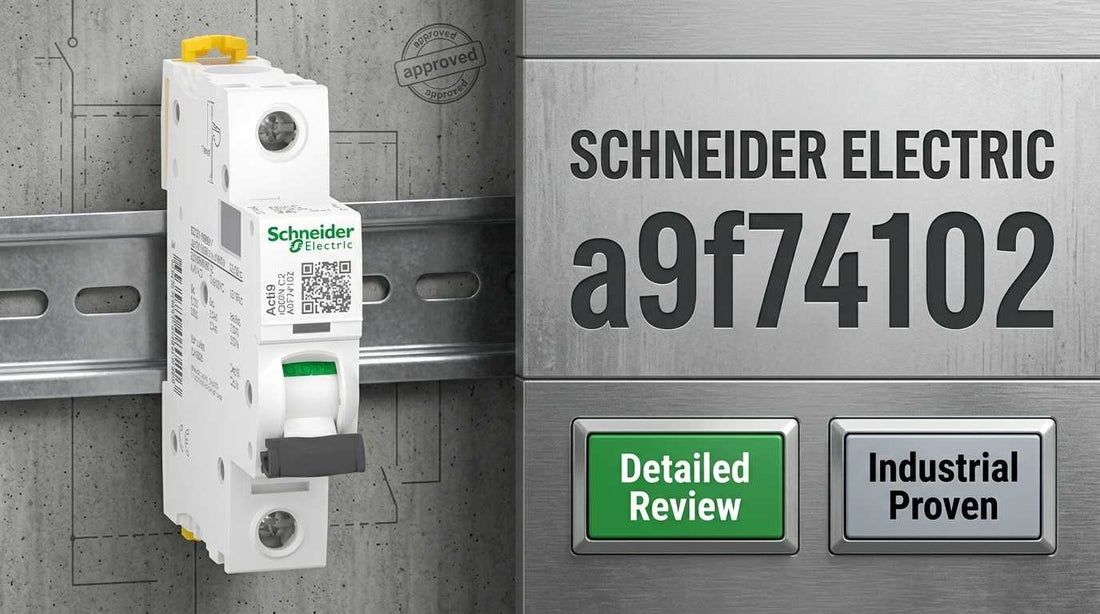 Schneider Electric A9F74102 iC60N 1-pole 2A C-curve miniature circuit breaker for DIN rail panel installation