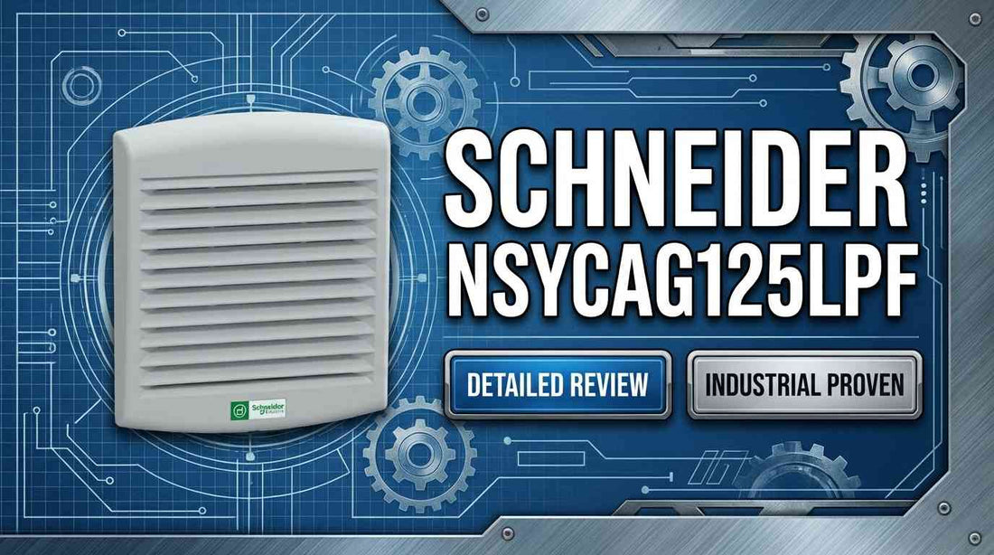 Schneider Electric NSYCAG125LPF IP54 outlet grille 125x125mm with FS85/G2 M1 filter for ClimaSys CV enclosure cooling systems