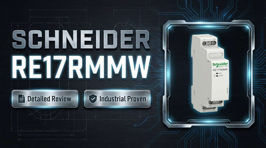 Schneider Electric RE17RMMW multifunction DIN rail timer relay 8A 12-240V for industrial panel automation