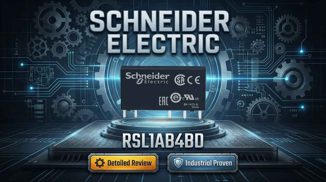 Schneider Electric RSL1AB4BD slim interface plug-in relay 24V DC 6A SPDT for industrial automation control panels