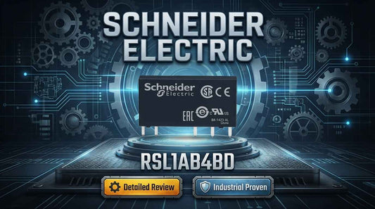 Schneider Electric RSL1AB4BD slim interface plug-in relay 24V DC 6A SPDT for industrial automation control panels