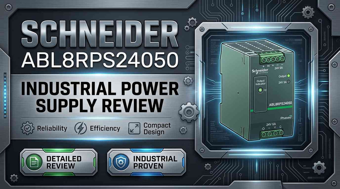 Schneider Electric ABL8RPS24050 Phaseo 24V 5A DIN rail regulated power supply for industrial control panels