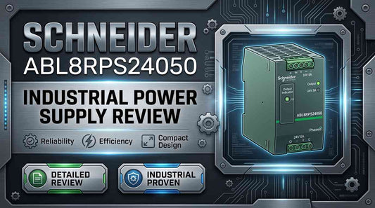 Schneider Electric ABL8RPS24050 Phaseo 24V 5A DIN rail regulated power supply for industrial control panels