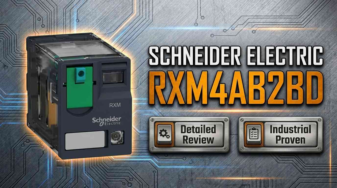 Schneider Electric RXM4AB2BD 4PDT 24VDC miniature plug-in relay with LED indicator for automation panel mounting