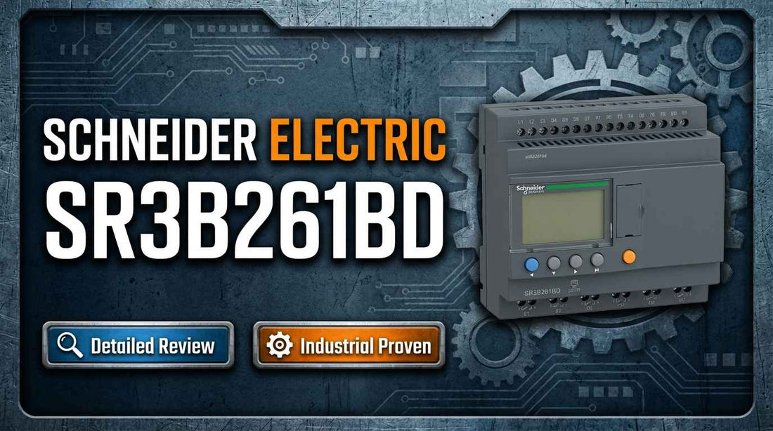 Schneider Electric SR3B261BD modular smart relay 26 I/O 24V DC DIN rail mount industrial control panel