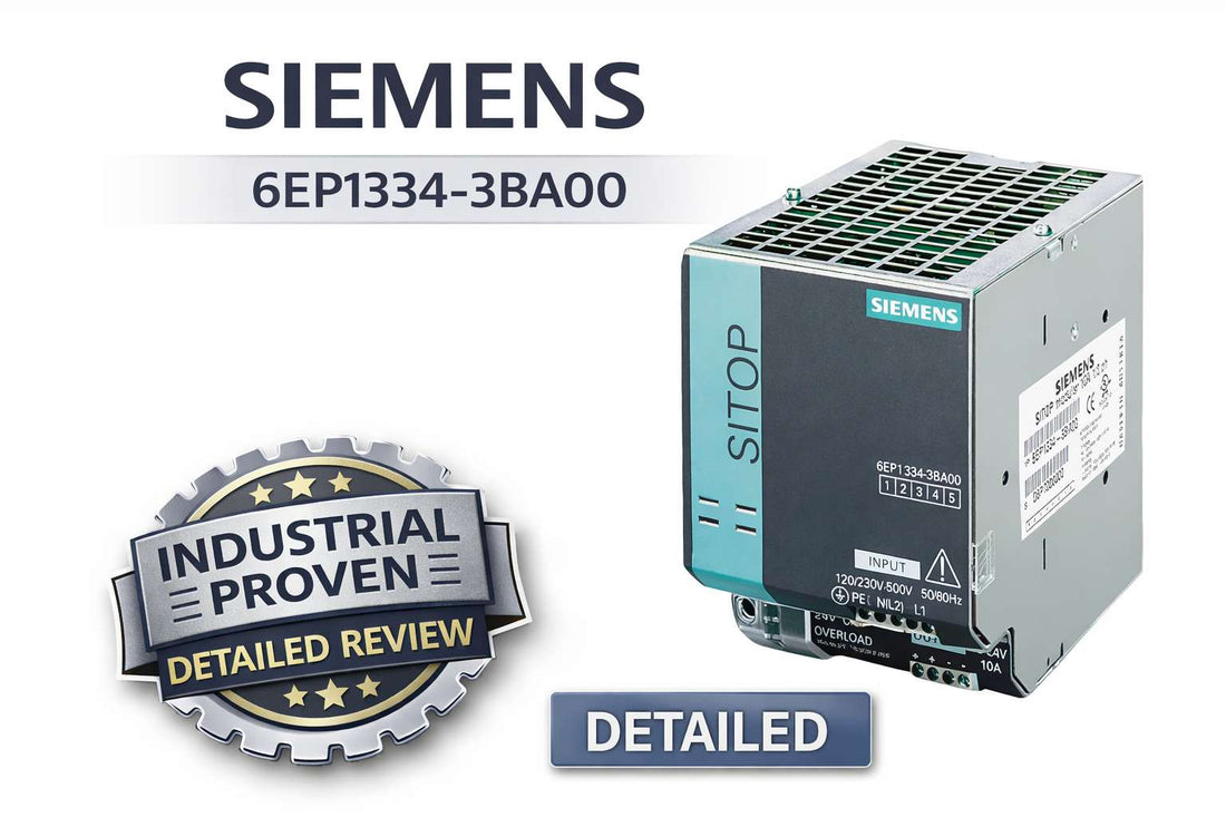 Siemens 6EP1334-3BA00 SITOP PSU200M 24V 10A stabilized DIN rail power supply for industrial control cabinets