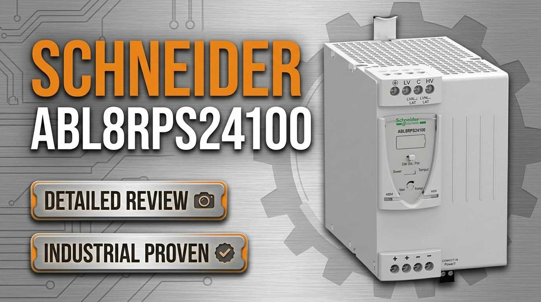 Schneider Electric ABL8RPS24100 24V 10A DIN rail regulated switch mode power supply for industrial control panels