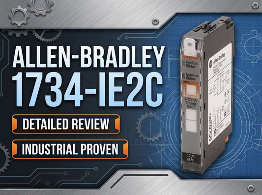 Allen-Bradley 1734-IE2C POINT I/O 2 Point Analog Input Module for 4-20 mA current loops in distributed I/O panels