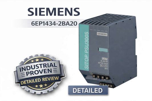 Siemens 6EP1434-2BA20 SITOP PSU300S 24V 10A DIN rail power supply for industrial control cabinet automation
