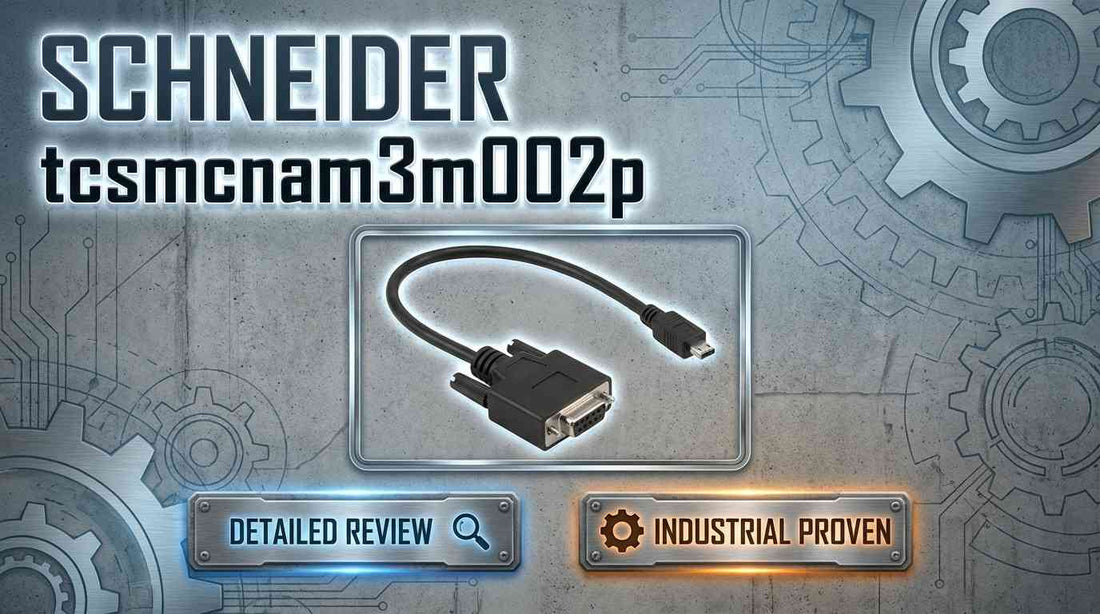 Schneider Electric TCSMCNAM3M002P USB to RJ45 programming cable for Altivar VFD and Lexium servo drive commissioning