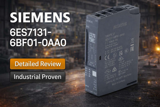 Siemens 6ES7131-6BF01-0AA0 SIMATIC ET 200SP DI 8x 24V DC Basic digital input module for S7-1500 distributed I/O systems