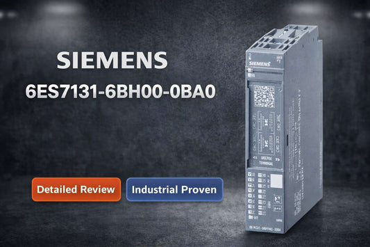 Siemens 6ES7131-6BH00-0BA0 SIMATIC ET 200SP 16-channel 24V DC digital input module for distributed I/O automation systems