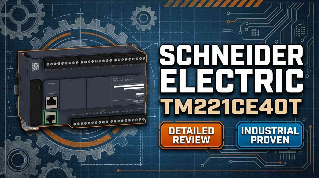 Schneider Electric TM221CE40T Modicon M221 compact PLC controller with Ethernet and 40 IO for industrial automation panel