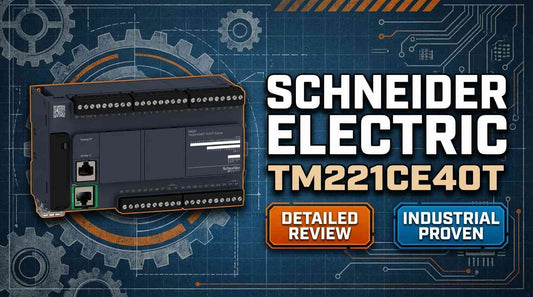Schneider Electric TM221CE40T Modicon M221 compact PLC controller with Ethernet and 40 IO for industrial automation panel