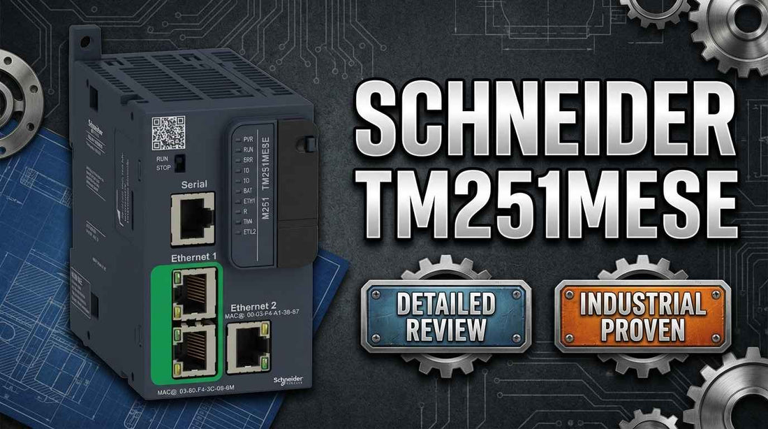 Schneider Electric TM251MESE Modicon M251 Logic Controller 2x Ethernet DIN rail mount panel automation