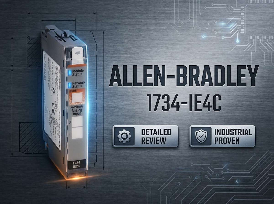 Allen-Bradley 1734-IE4C POINT I/O 4-channel analog current input module for 4–20 mA transmitters in distributed industrial control systems