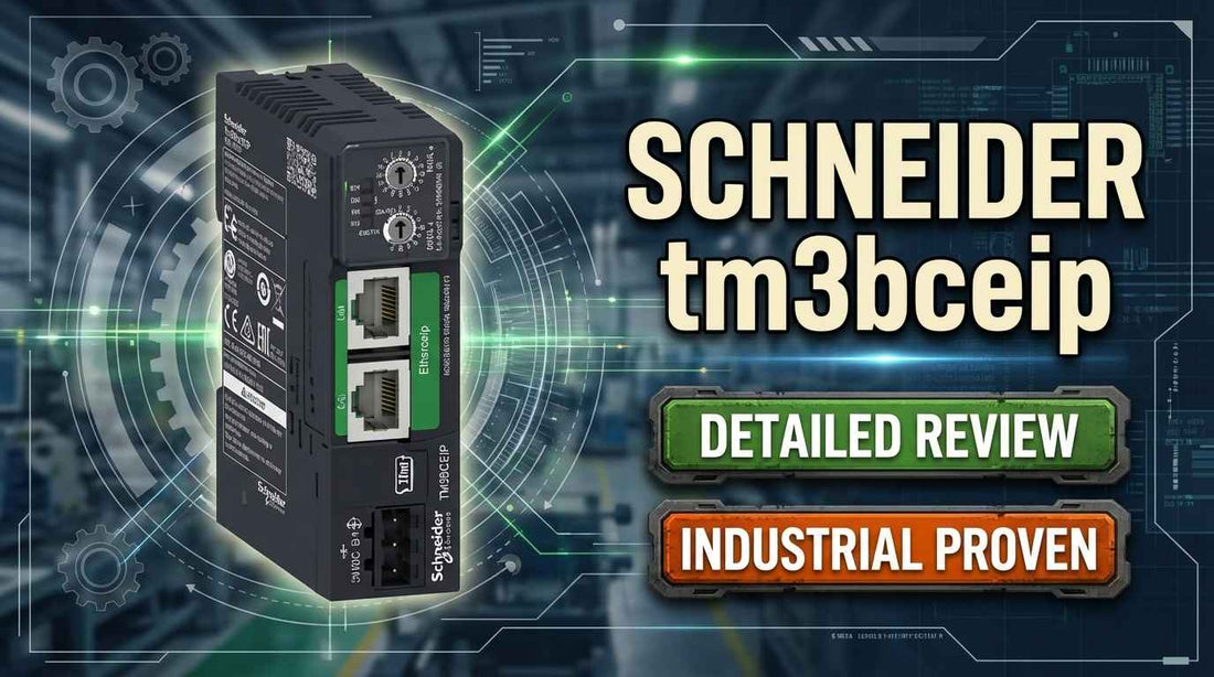 Schneider Electric TM3BCEIP Modicon TM3 IP20 Ethernet bus coupler module for distributed I/O expansion in industrial cabinet