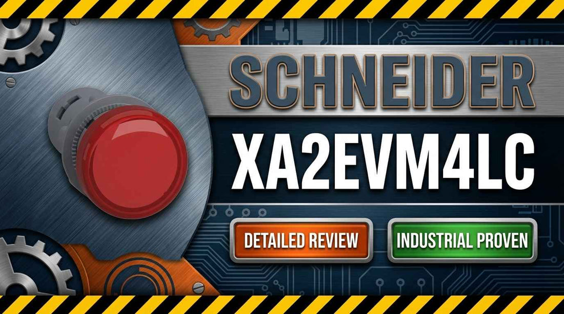 Schneider Electric XA2EVM4LC 22mm red integral LED pilot light 220V AC for industrial control panels