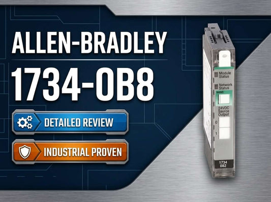 Allen-Bradley 1734-OB8 POINT I/O 24V DC 8-point sourcing digital output module for distributed control panels