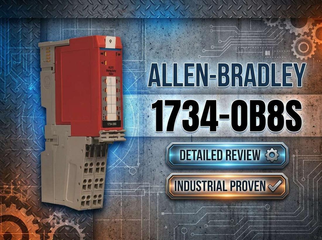 Allen-Bradley 1734-OB8S POINT Guard I/O 8-channel 24V DC safety sourcing output module for GuardLogix systems
