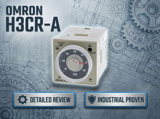 Omron H3CR-A solid-state multifunction timer 48x48mm 11-pin relay output for industrial panel control