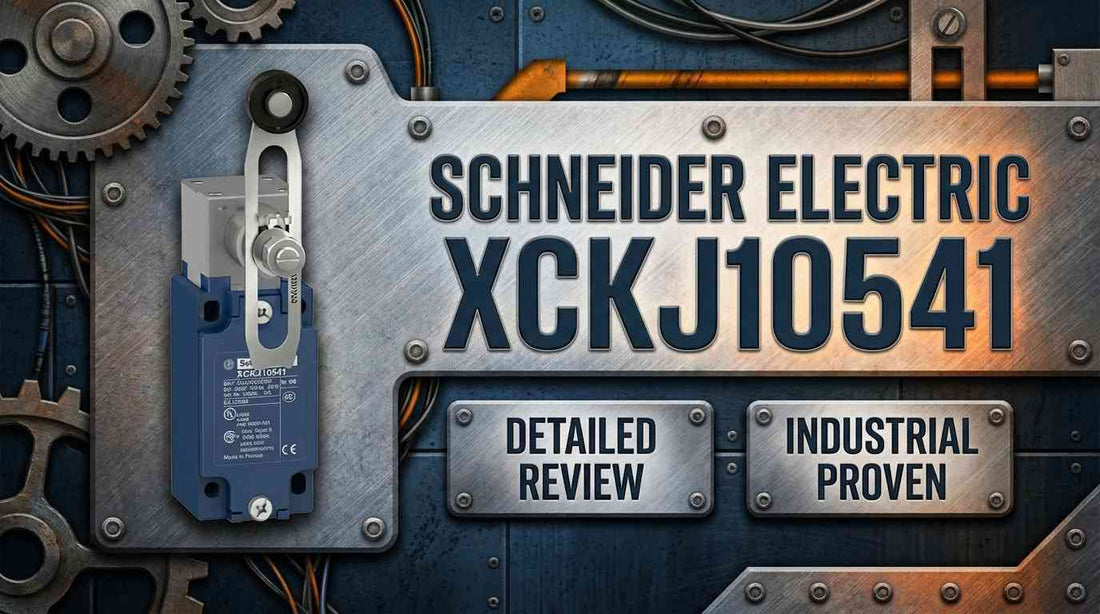 Schneider Electric XCKJ10541 OsiSense XC thermoplastic roller lever limit switch for industrial conveyor and machine automation