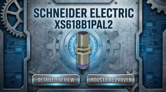 Schneider Electric XS618B1PAL2 OsiSense XS M18 inductive proximity sensor with 2m cable for factory automation washdown applications