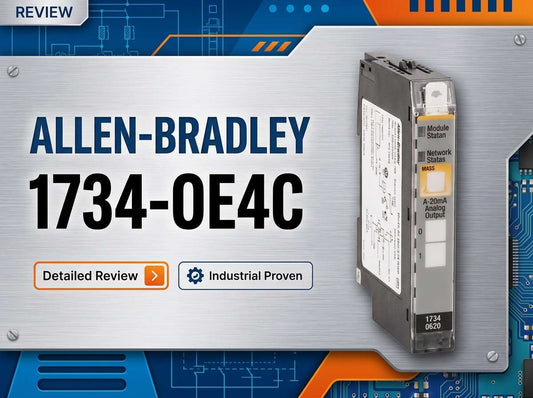 Allen-Bradley 1734-OE4C POINT I/O 4-channel analog current output module for Logix distributed I/O systems