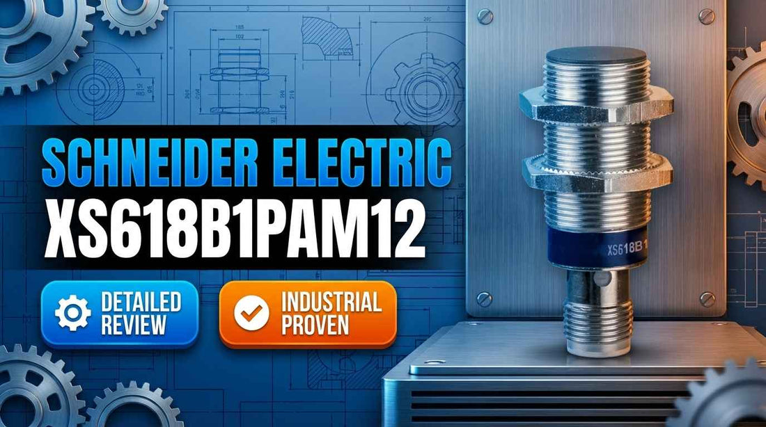 Schneider XS618B1PAM12 OsiSense XS M18 inductive proximity sensor with M12 connector for industrial automation applications