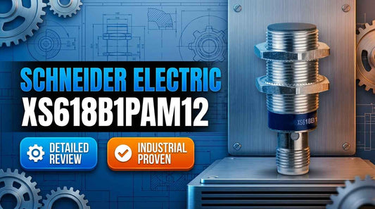 Schneider XS618B1PAM12 OsiSense XS M18 inductive proximity sensor with M12 connector for industrial automation applications