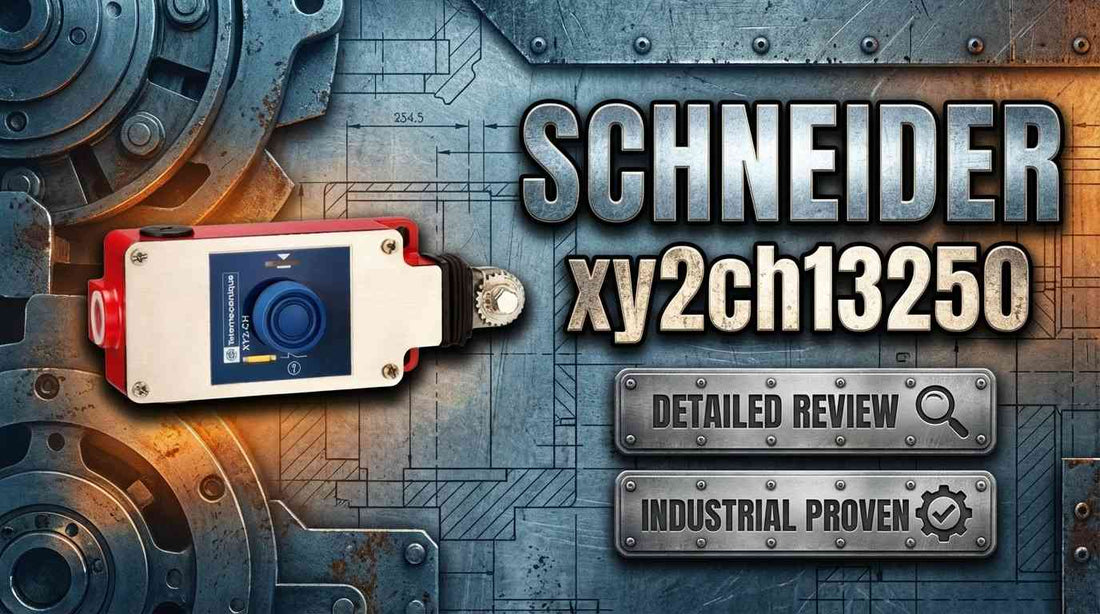 Schneider XY2CH13250 Telemecanique latching emergency stop rope pull switch IP65 for conveyor and assembly line safety