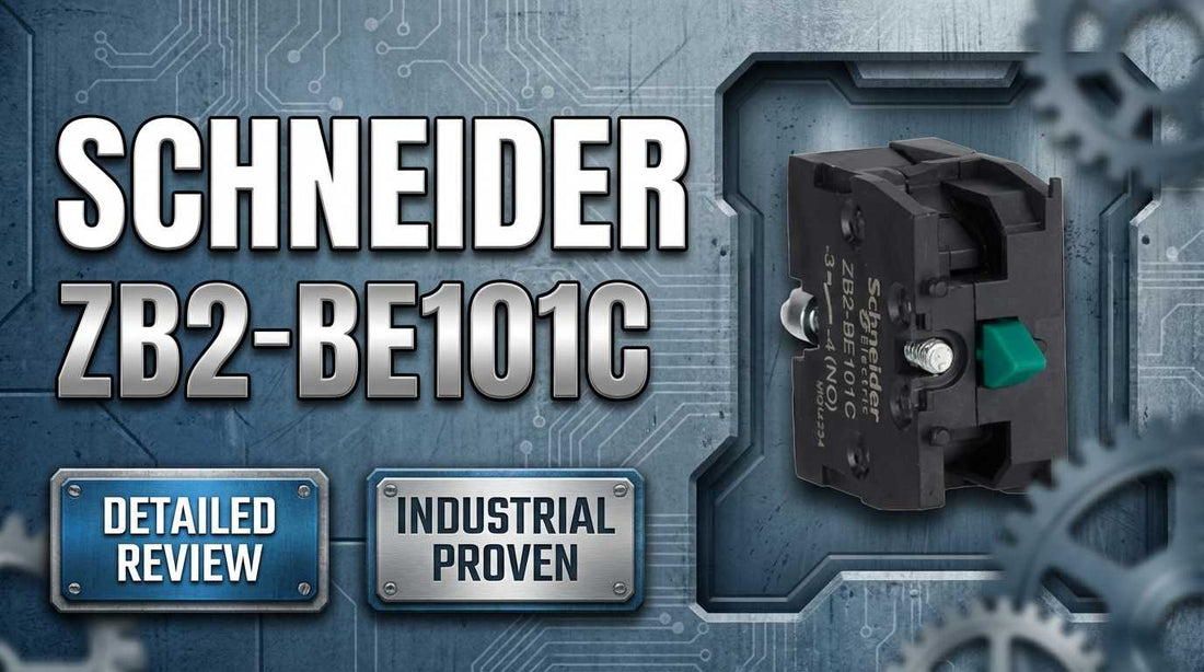 Schneider ZB2-BE101C single contact block 1NO screw clamp terminal for 22mm Harmony XB2 push-button industrial control panel
