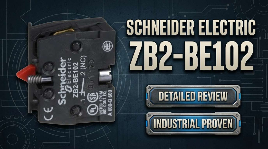 Schneider Electric ZB2BE102 Harmony 22mm 1NC screw clamp add-on contact block for industrial control panels