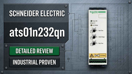 Schneider Electric ATS01N232QN Altistart 01 soft starter 32A 380-415V DIN rail mounted for 15kW motor control