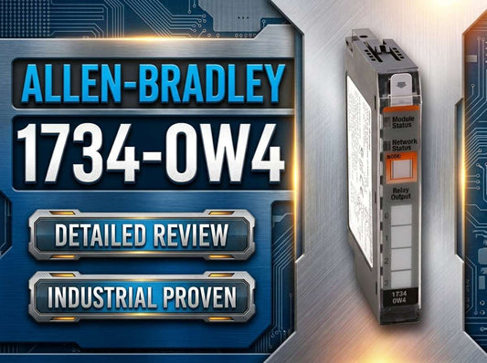 Allen-Bradley 1734-OW4 POINT I/O 4-point relay output module for mixed AC DC load switching in industrial automation panels